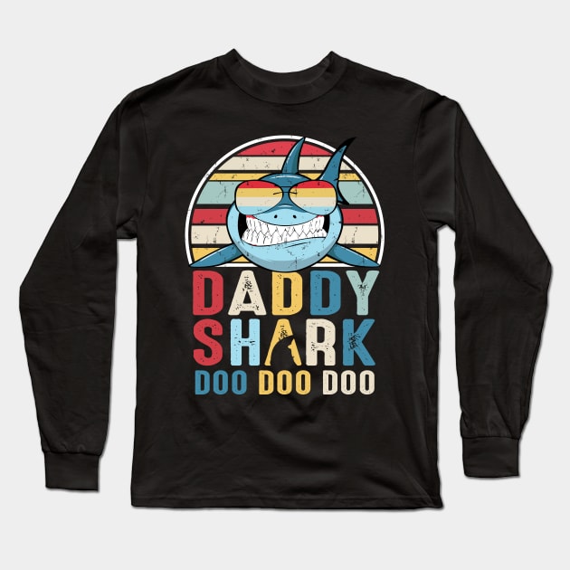 Daddy Shark Doo Doo Doo Long Sleeve T-Shirt by Sun68